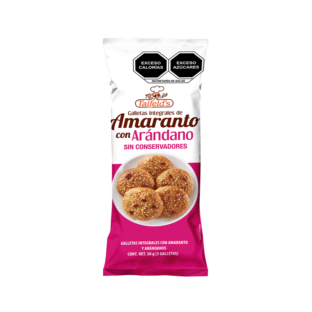 Galleta Amaranto y Arandano 190g