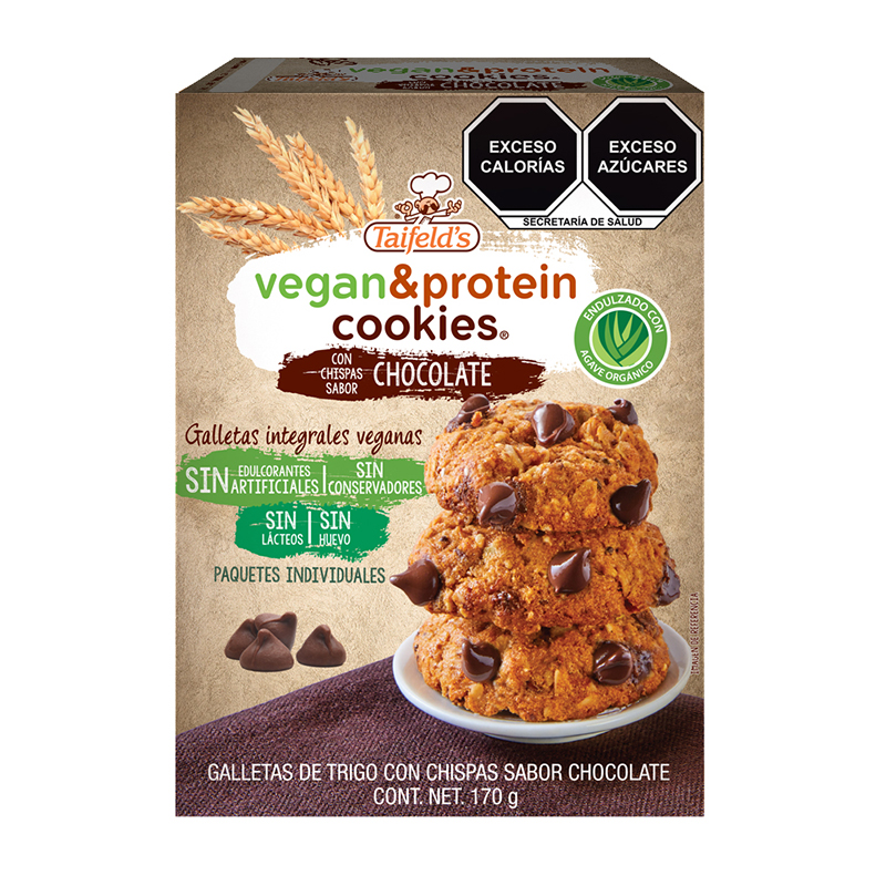 Vegan &amp; Protein Choco Cookies 170g