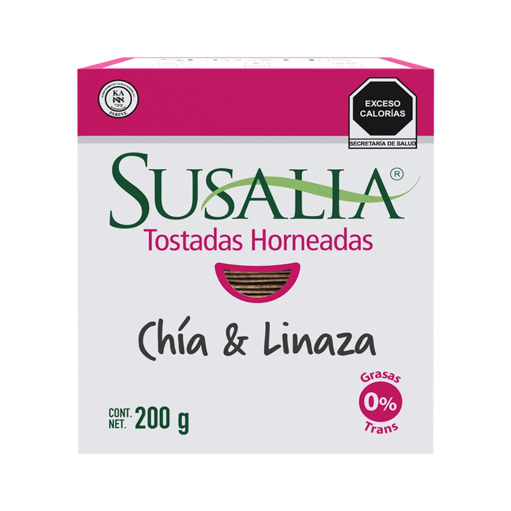 Tostada Chia-Linaza 200g